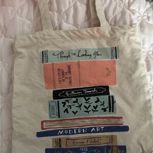 Kate Spade Cream Canvas Tote